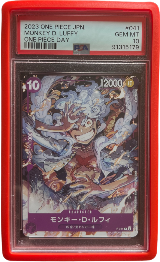 ONE PIECE CARD GAME P-041 - PSA 10