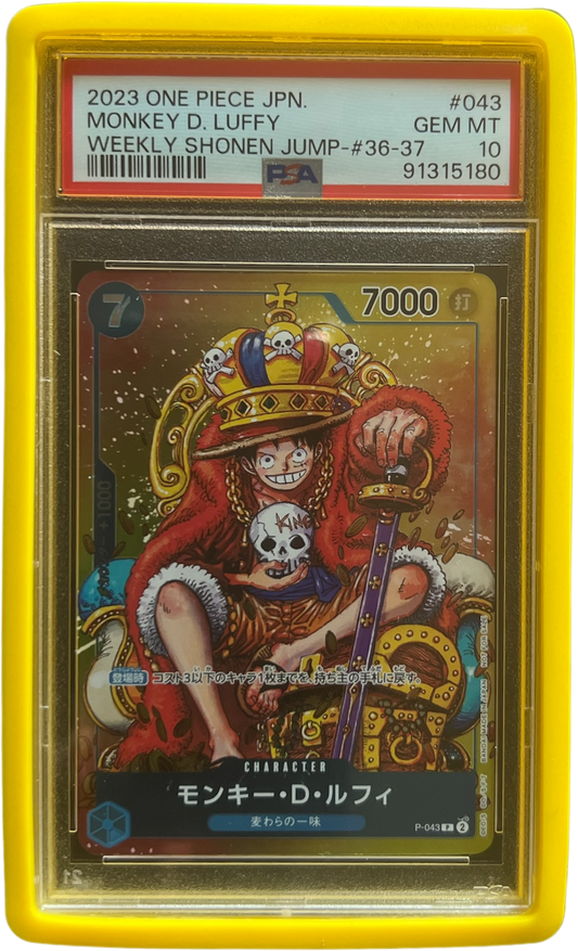 ONE PIECE CARD GAME P-043 - PSA 10